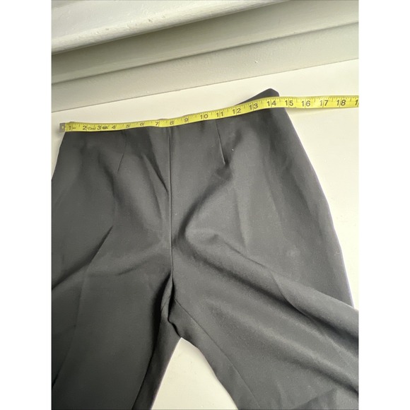 Piazza Sempione Size 42 Us Sz 6 Wool Blend Black Audrey Skinny Cropped Pants - Picture 5 of 7